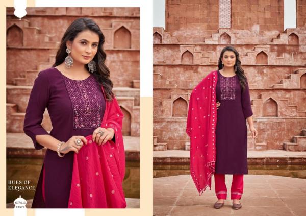 Kivi Zubeda Silk Embroidery Designer Readymade Suit